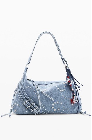 Denim crossbody bag