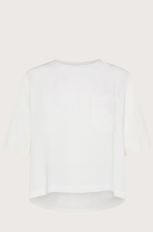 Majica iz mešanice bombaža in liocela