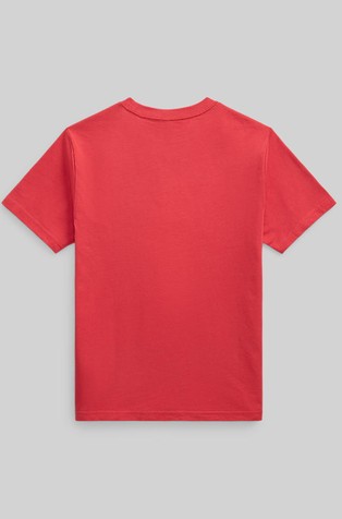 RALPH LAUREN Polo Bear Cotton Jersey Tee Sp25 Bear Starboard Red 2