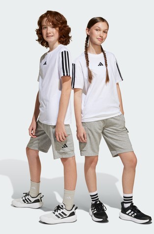 ADIDAS Essentials cargo kratke hlače Siva - Medium Grey Heather / Black 6