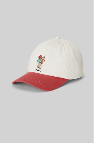 Polo Bear bombažna kapa s šiltom