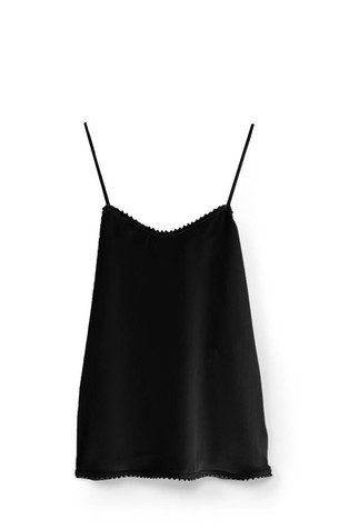 Viscose satin top