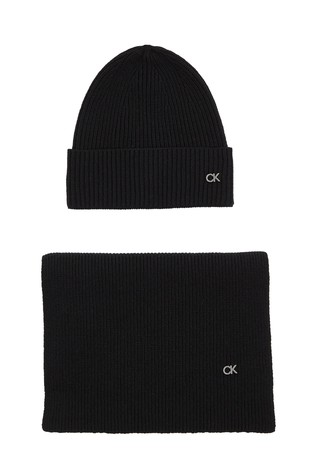 CALVIN KLEIN Scarf And Beanie Gift Set