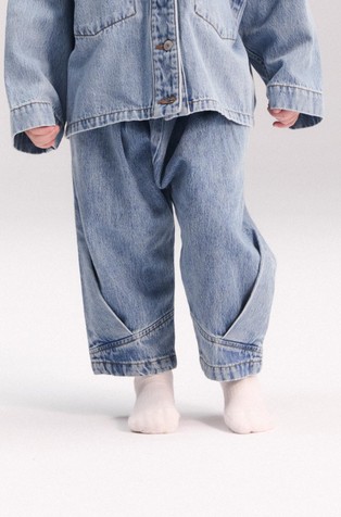 Izakova x lunilou Juno široke jeans hlače