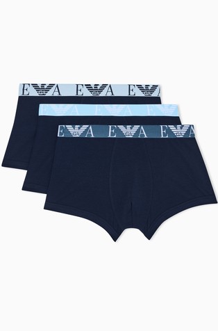 Three-pack of boxer briefs with monogram logo
