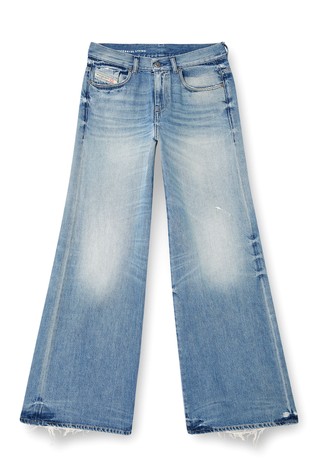 DIESEL Zvončaste jeans hlače - 1978 D-Akemi 09M07 Modra - Light Blue 5