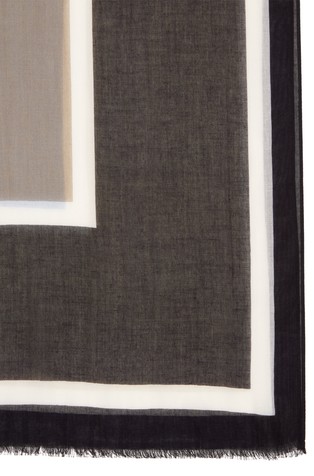 MARC O'POLO Scarf with all-over print with cotton and modal Multi 3