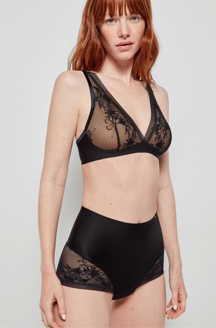 GISELA Wrap effect high briefs Black 2