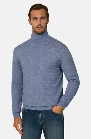 Pleten puli iz Cashwool® merino volne z meliranim vzorcem
