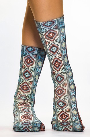 Stencil ženske nogavice