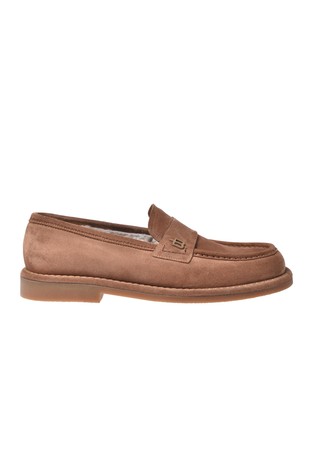 Suede loafers