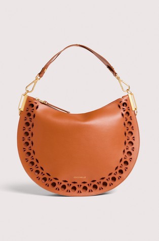 Sunup Leather Bag with Perforated Trim