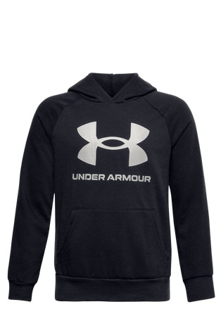 UA Rival Fleece logo pulover s kapuco za dečke