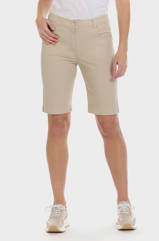 Cotton poplin bermuda shorts