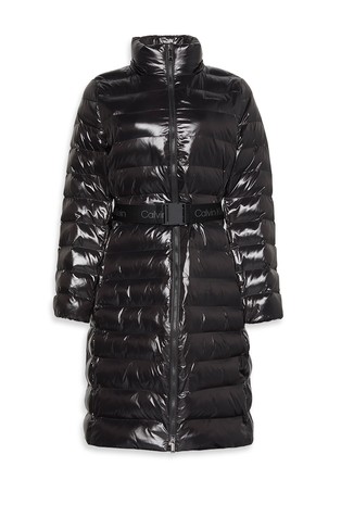 Puffer Coat With Detachable Hood