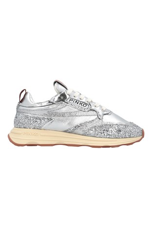 Zoe metallic sneakers with glitter