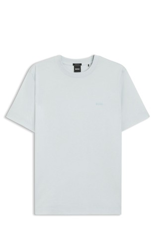 Cotton-jersey T-shirt with logo detail