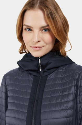 DIDRIKSONS Annema Water-repellent Full-Zip with Hood Dark Night Blue 4
