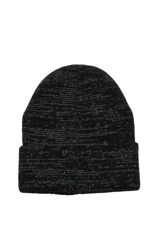 Unisex pletena kapa z meliranim vzorcem