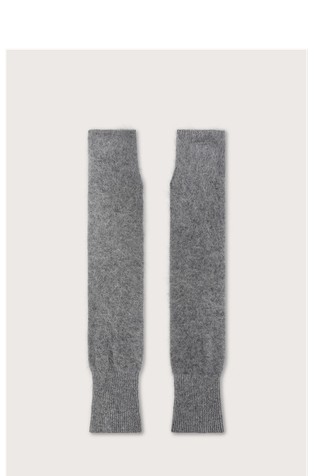 Knit cashmere sleeves