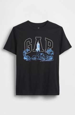 Gap logo majica s kratkimi rokavi za dečke