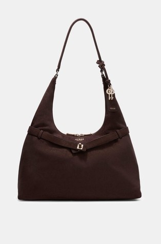 Ella Hobo Bag in Faux Suede
