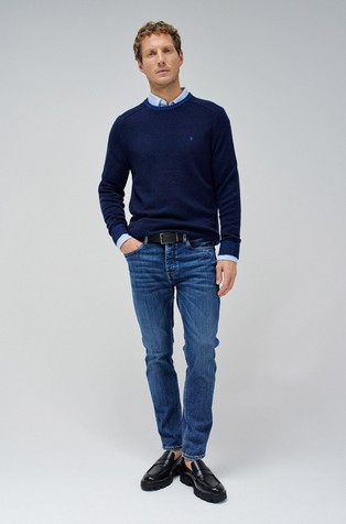 SALSA JEANS Slim fit jeans hlače s spranim videzom Modra - Blue 4