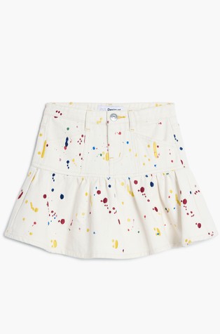 Kratko krilo iz bombažnega denima