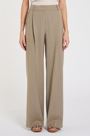 Relaxed fit hlače iz mešanice z viskozo