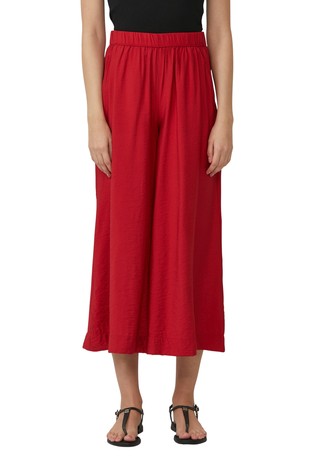 Textured viscose blend culottes