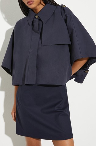 Water-repellent cotton cape