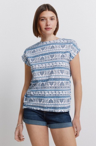 Printed short sleeve T-shirt