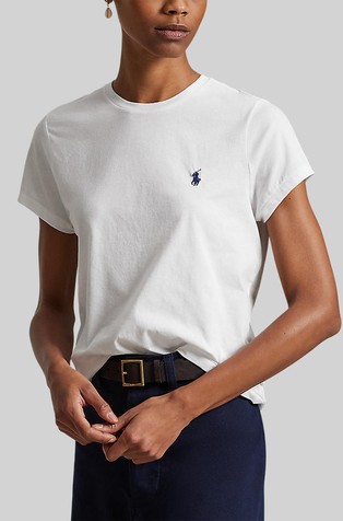 Cotton jersey crewneck tee