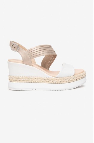 Leather Wedge Sandals