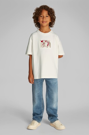 Relaxed fit logo majica s kratkimi rokavi