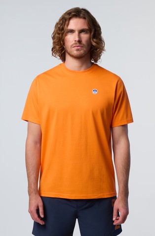 T-shirt with logo patch