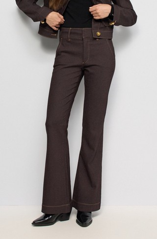 Secret Chino Push In flare jeans