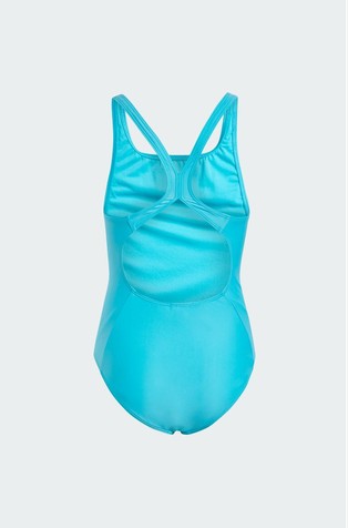 ADIDAS 3-Stripes C-Back Swimsuit Kids Lucid Cyan / White 2