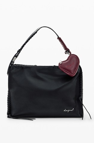 Medium torbica z obeskom v obliki srčka