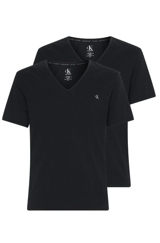 CALVIN KLEIN Paket 2 majic s kratkimi rokavi - CK ONE Črna - Black 1