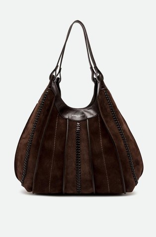 Dua large suede bag