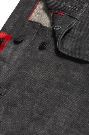 HUGO BOSS HUGO x RB jeans in stretch denim Black 2