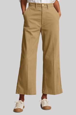 Chino Wide-Leg Pant