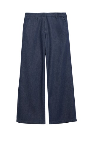 Dark Denim with Wide Leg