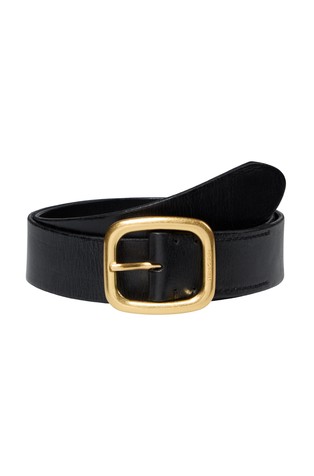 Leather belt