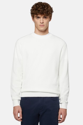 Crew Neck Cotton Jumper