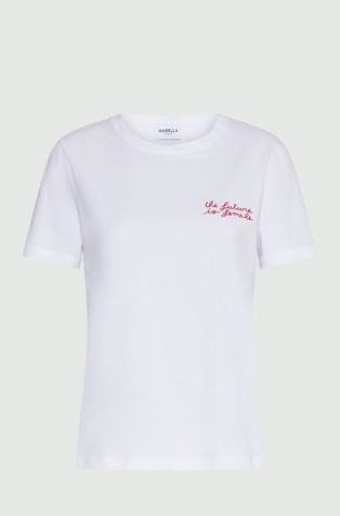 Majica s kratkimi rokavi iz bombažnega jerseya