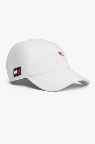Tommy x U.S. Sail GP Team logo kapa s šiltom