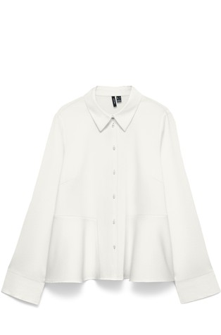 VMZIMA Long sleeve shirt with peplum hem