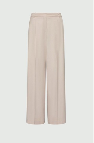 Široke hlače iz mešanice z viskozo